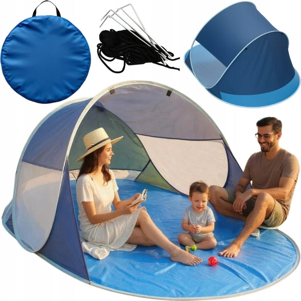 Beach TENT Self Unfolding Portable Beach VENTILATION Lightweight XXL HIT