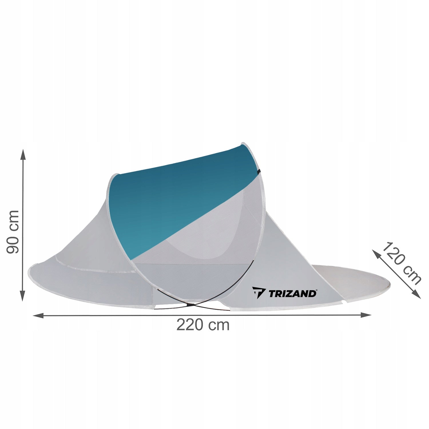 Beach Tent Self-Assembly Large Beach Screen Pool Garden XXL Manufacturer code 10182