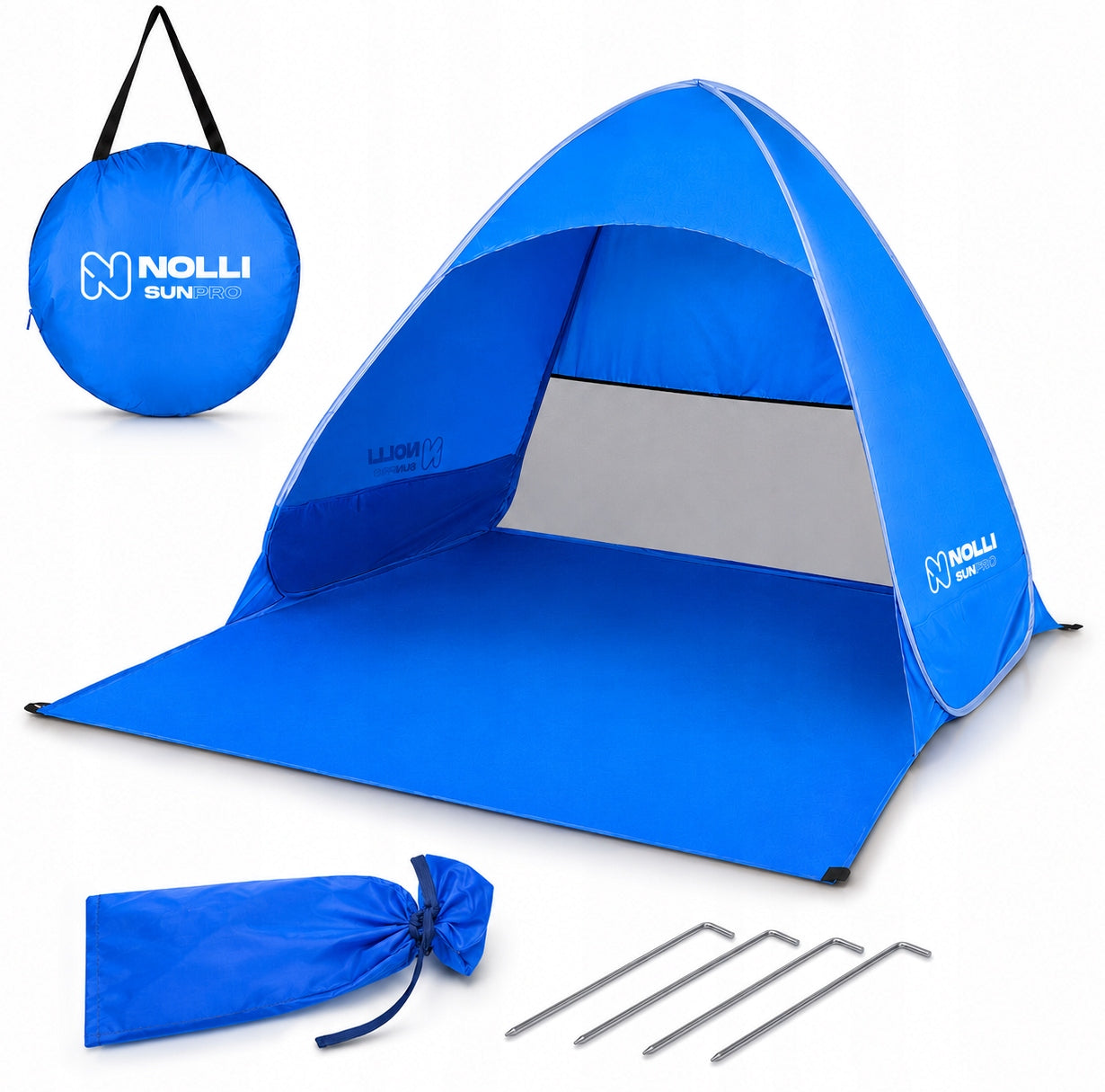 Beach Tent Self-Assembly Screen for Children UV Protection Ventilation
