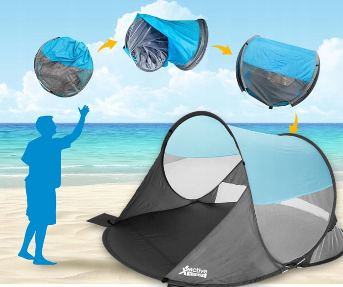 Beach Tent Self-folding Screen Large XL for Beach Garden 200x120 cm Packaging status original