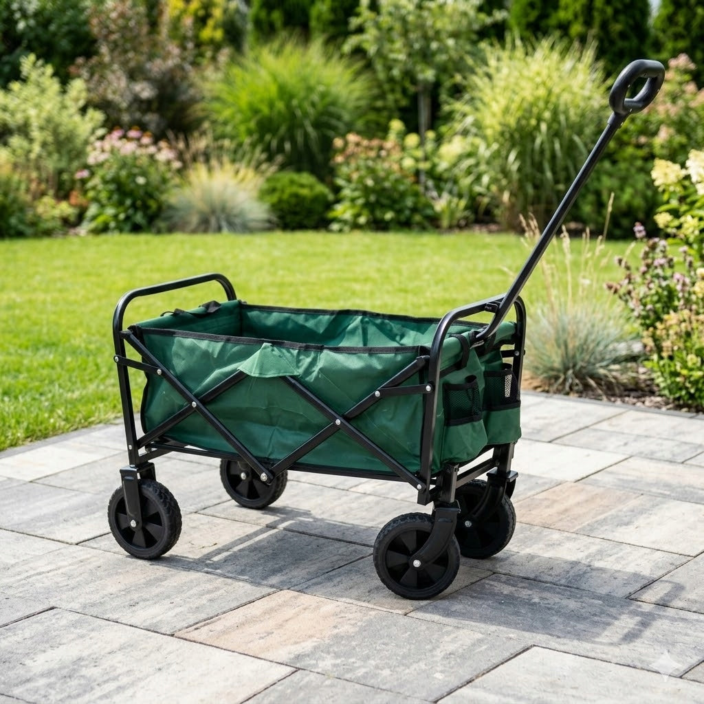 Beach Transport Fishing Trolley 100L Wheels XXL Folding Fishing Camping Capacity 120 l