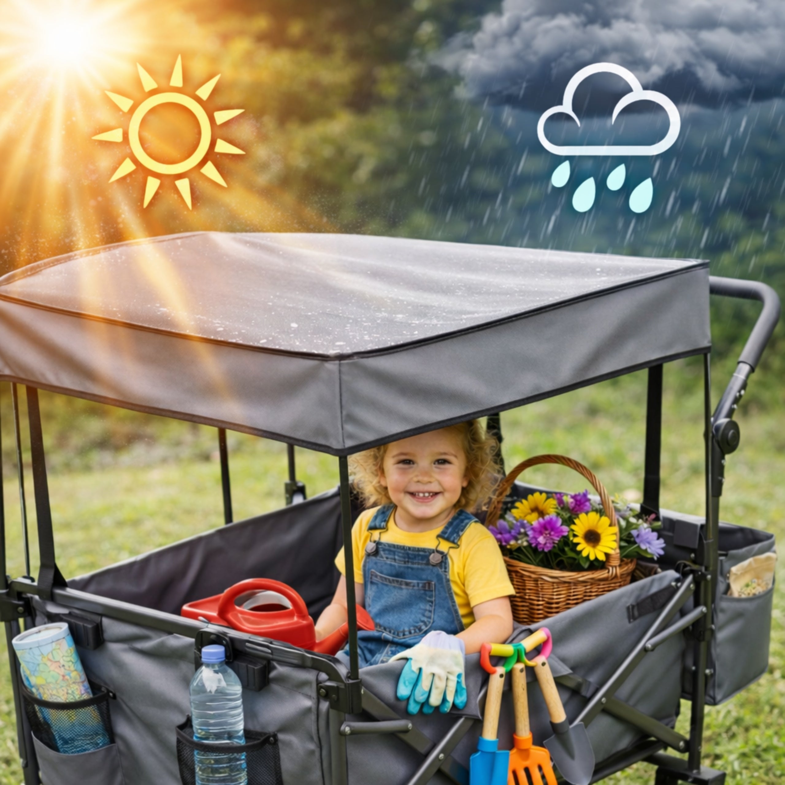 Beach Trolley Folding Hiking Garden Transport with Wheel Baseball XL Manufacturer code FW70