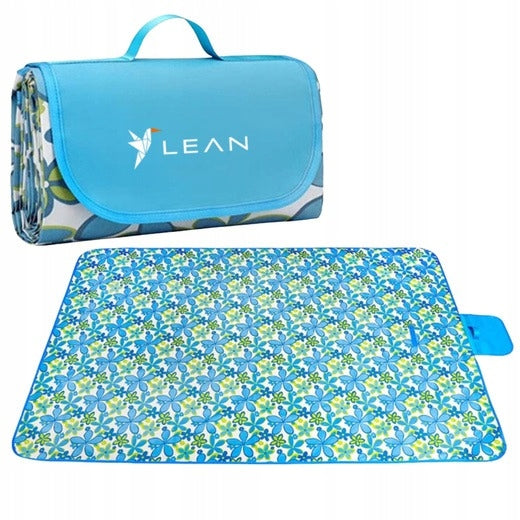 Beach blanket picnic folding camping mat LEAN 150x200cm waterproof patterns Packaging status original