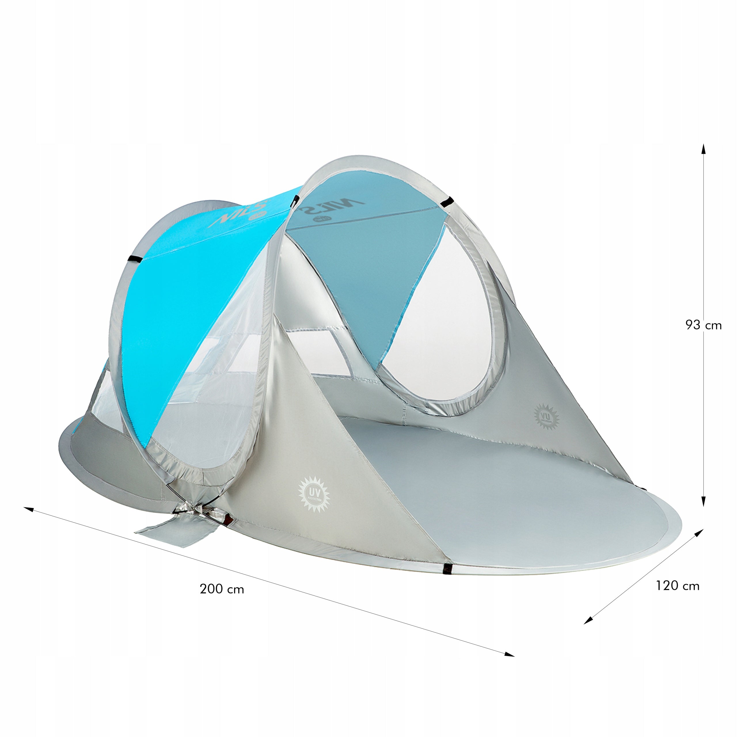 Beach tent self-folding screen for beach, garden UV protection Brand Nils Camp