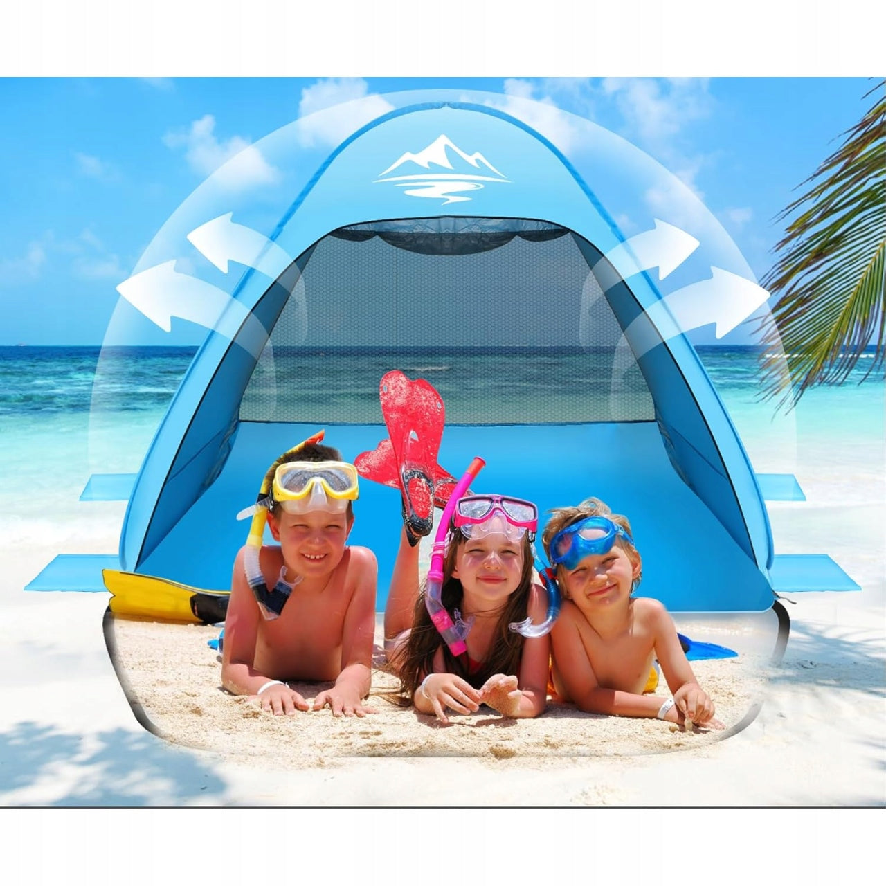 Beach tent type shell folding for 2-3 people UV50+ protection portable Brand no brand