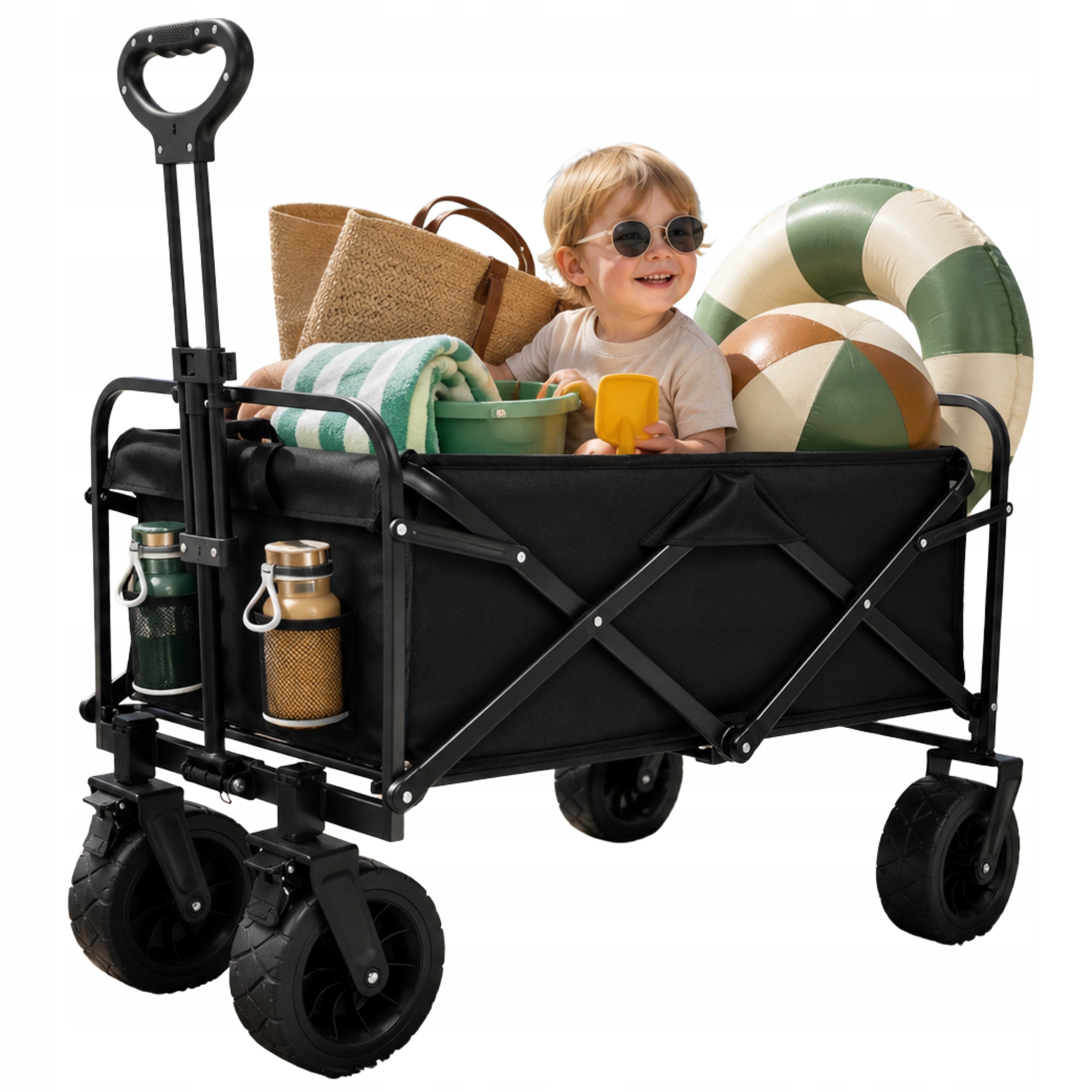 Beach trolley folding tourist transport for children to the beach WHEELS XL