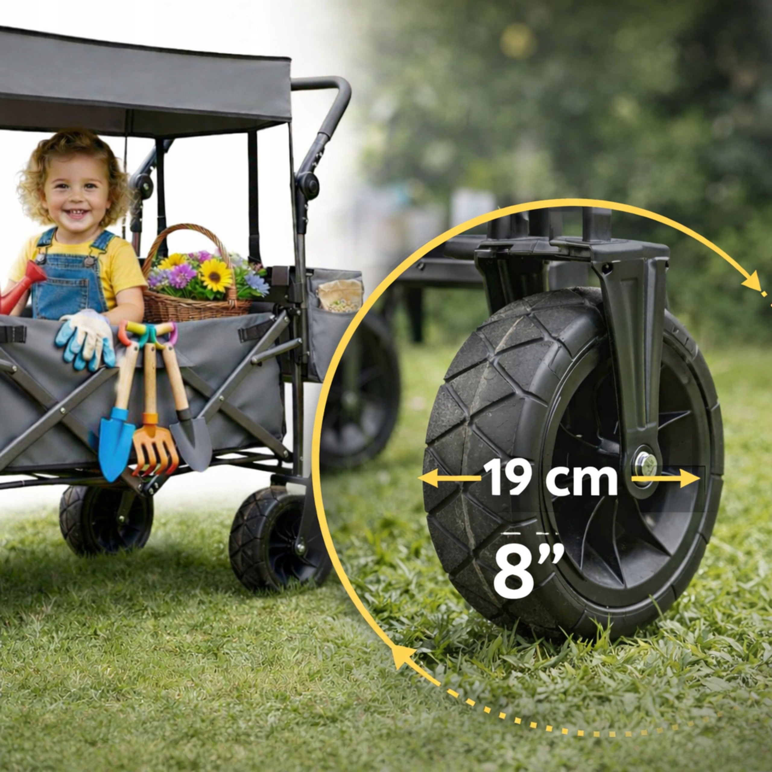 Beach trolley folding tourist transport for children to the beach shopping Manufacturer code KX2841