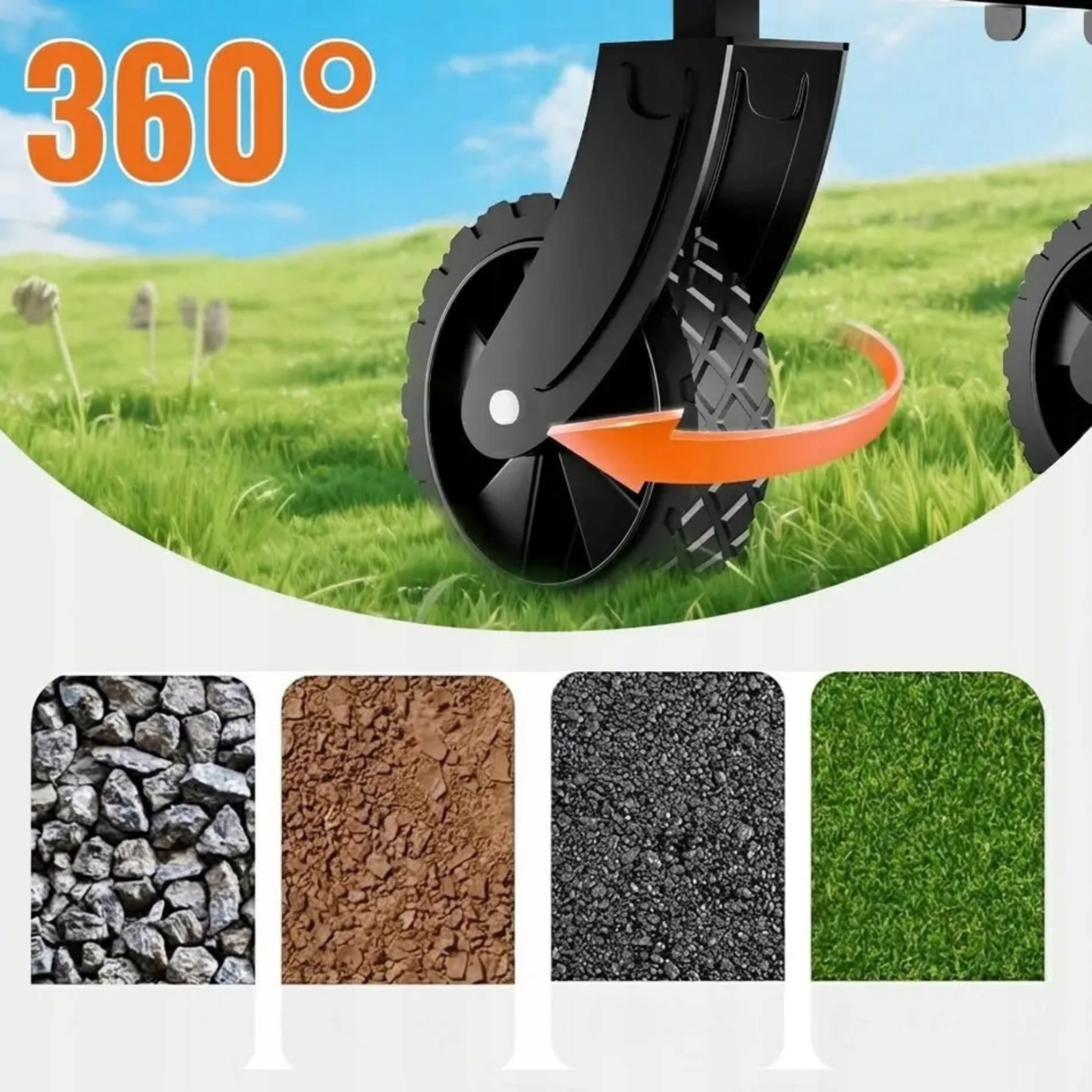 Beach trolley folding tourist transport for children to the beach shopping Product weight with unit packaging 8.6 kg