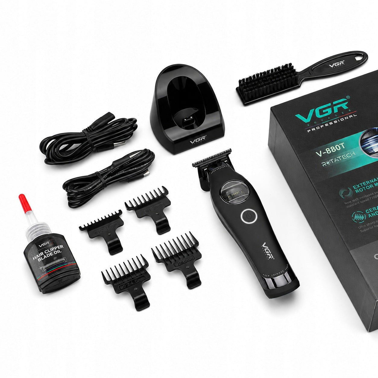 Beard Styling Trimmer VGR V-880T Black Packaging status original
