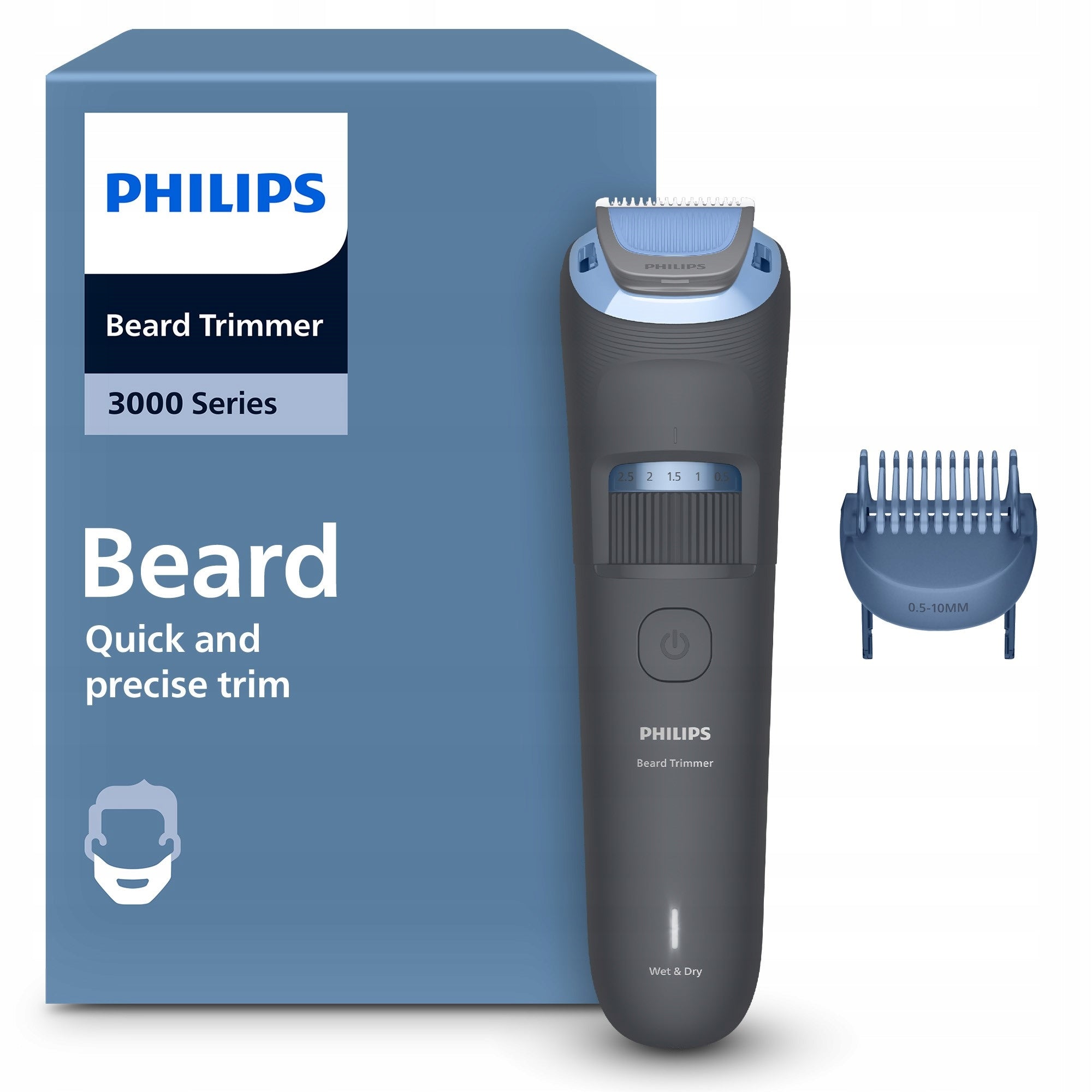 Beard trimmer 20 length settings series 3000 Philips BT3617/15