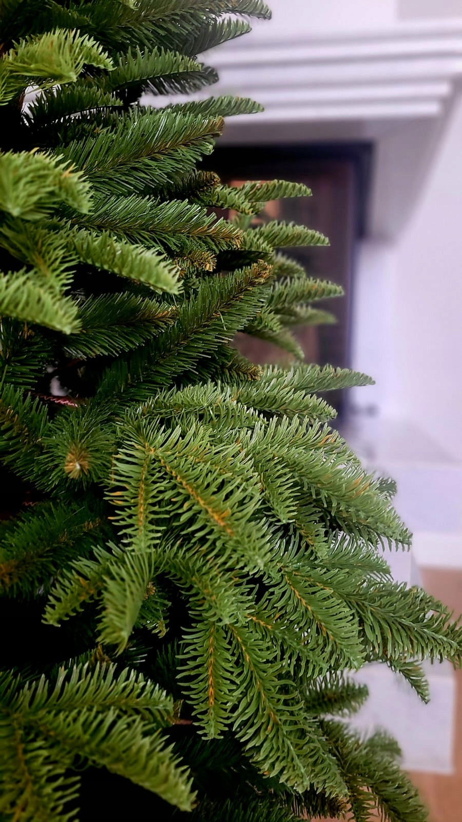 Beautiful artificial Christmas tree on the trunk of Fir Noble as a living PE 220 cm Manufacturer code 5905753787862