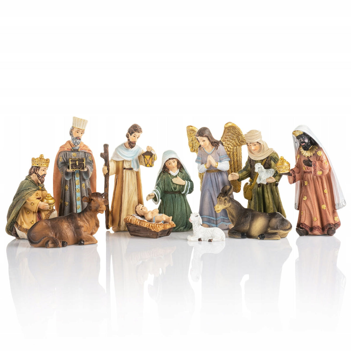 Beautiful figurines for Christmas nativity scene 10,5 cm Classic JS JS92345A