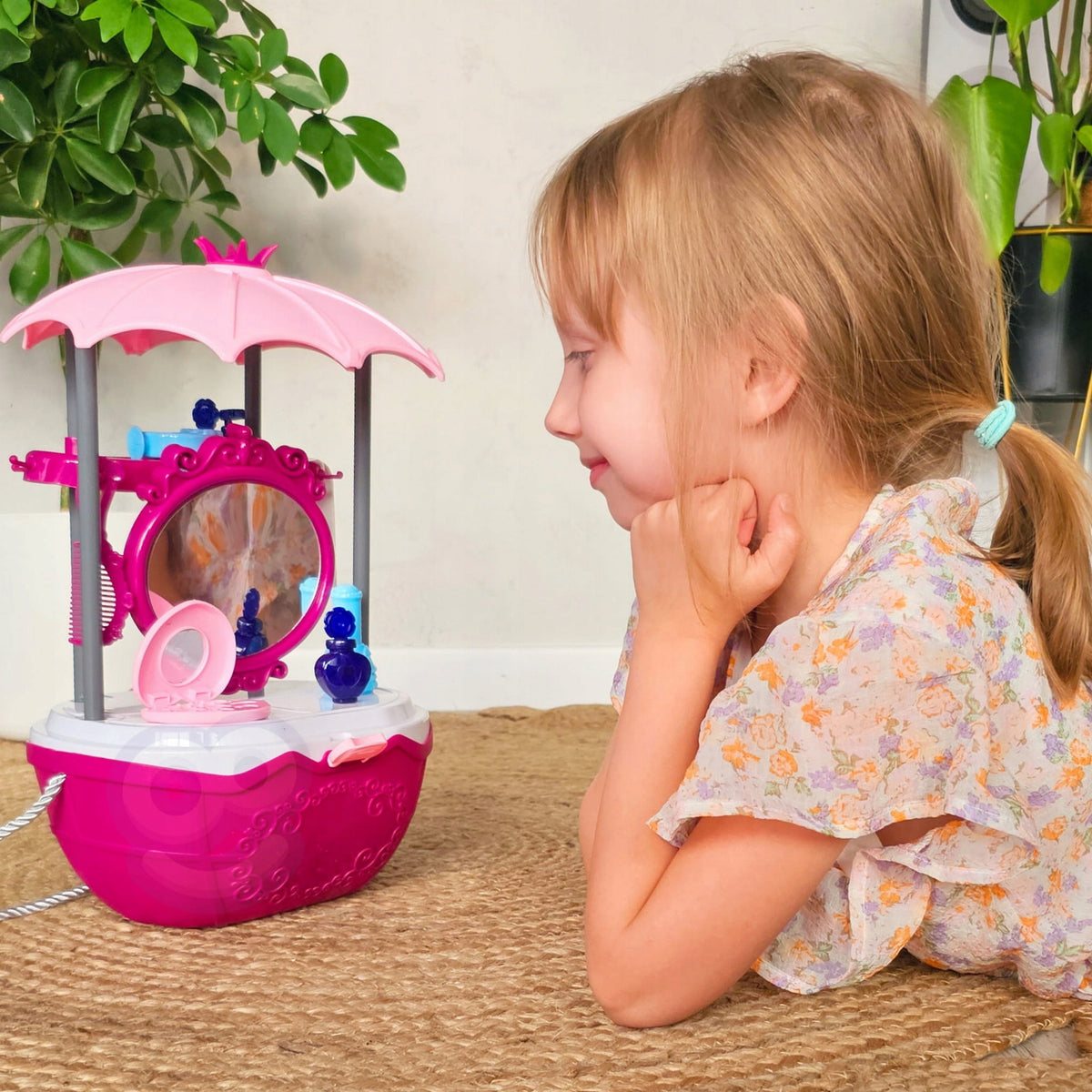 Beauty Salon Beauty 4in1Toilet on Wheels Stroller Slide 31 el. Brand Woopie