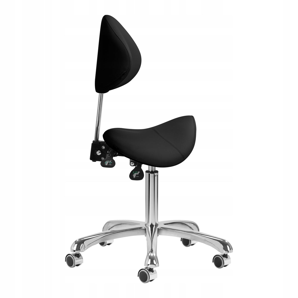 Beauty Stool 1004 Giovanni black Upholstery color black