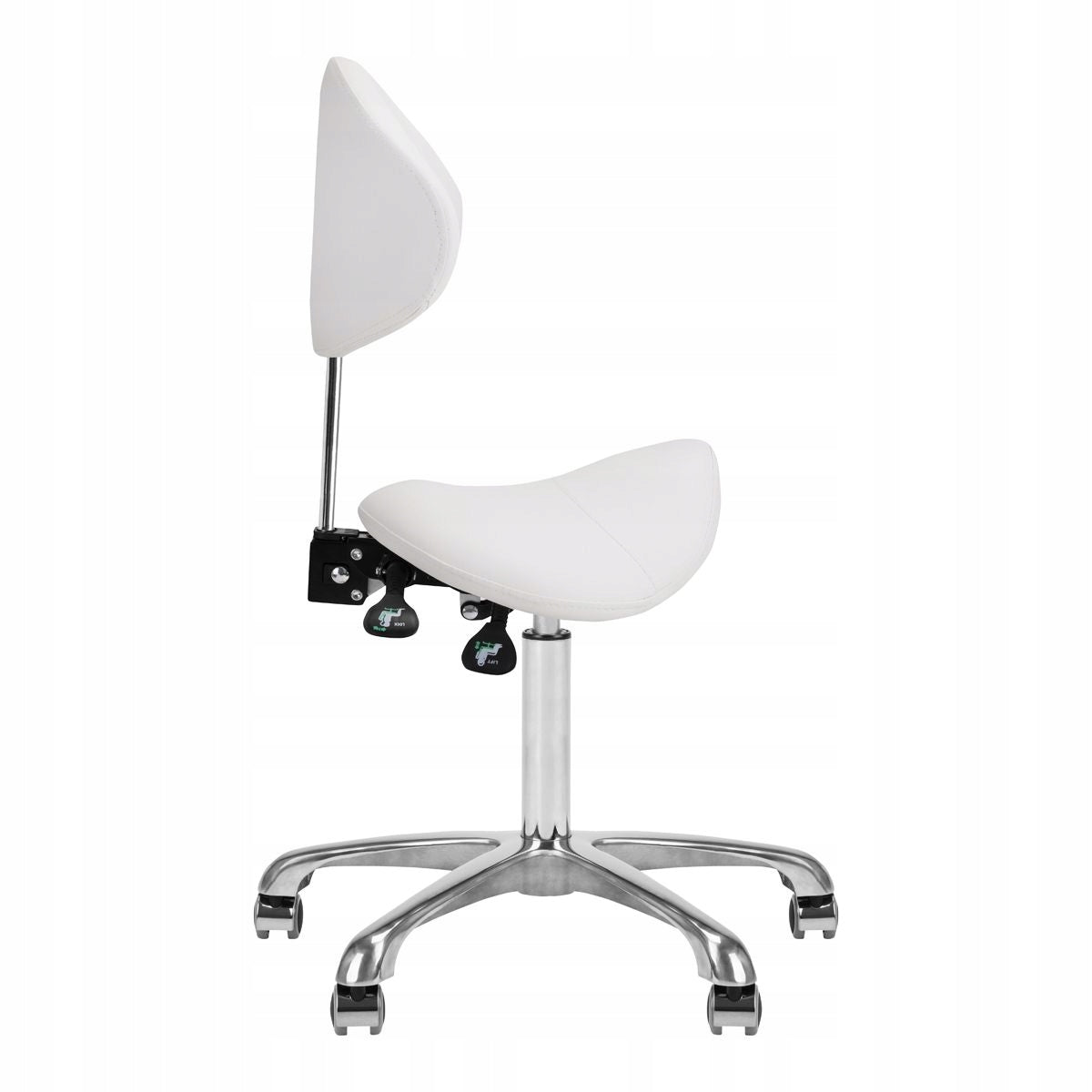 Beauty stool 1004 Giovanni white Upholstery color white