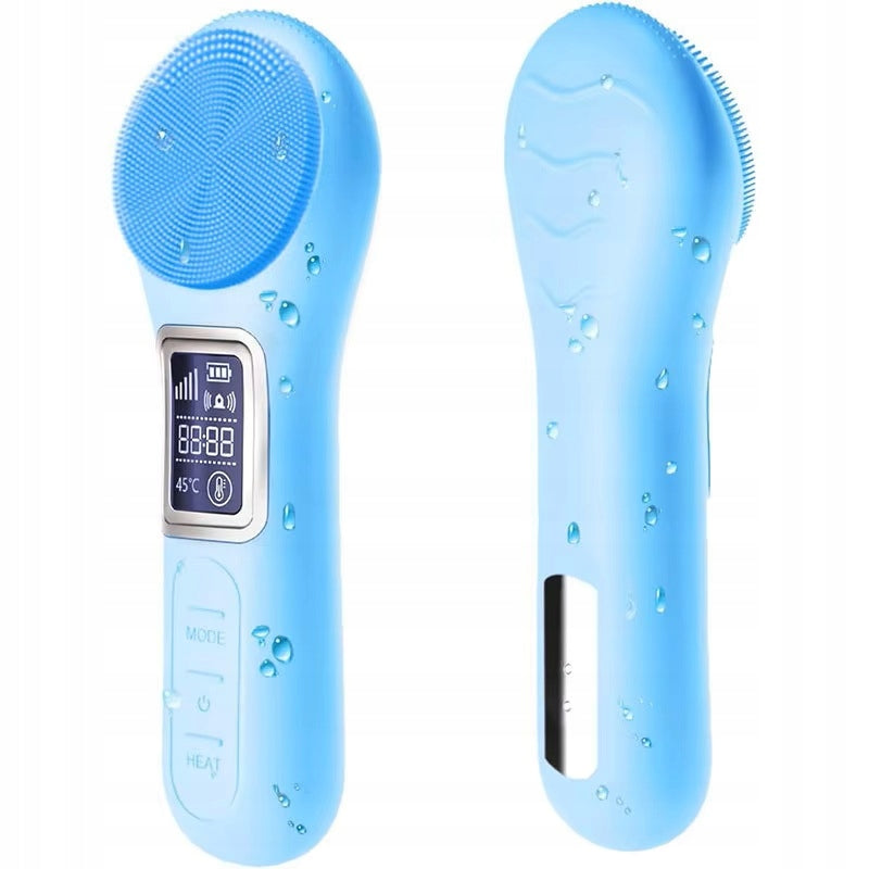 Beauty@you Professional Sonic Facial Brush with LCD Thermotherapy