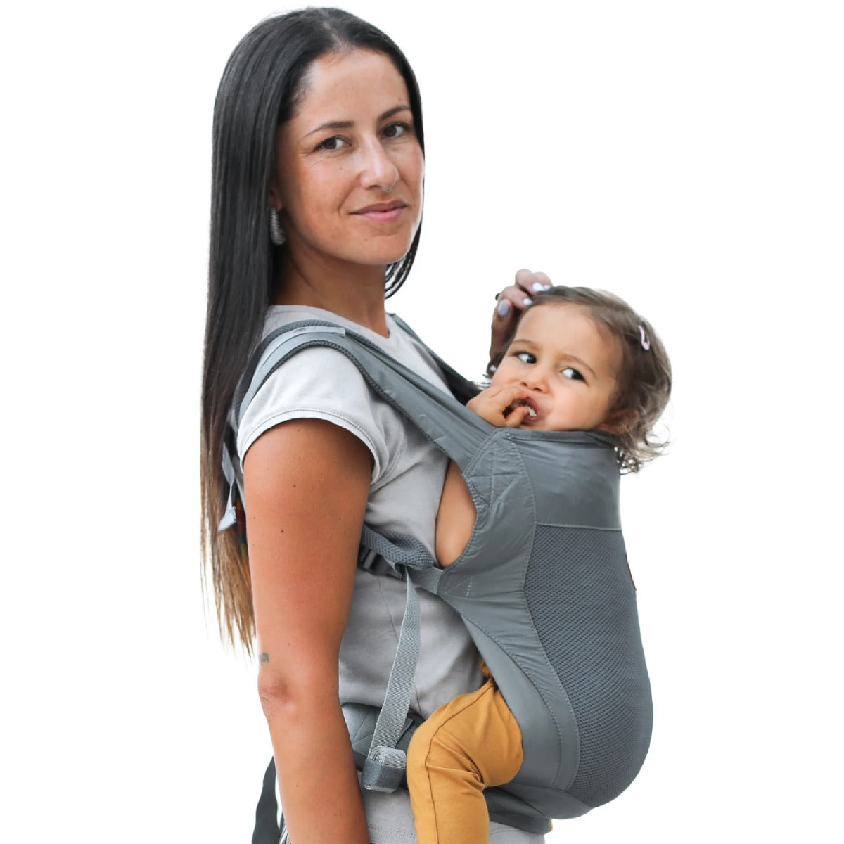 Beco Fly – ultralight compact baby carrier for small children 7-20 kg gray