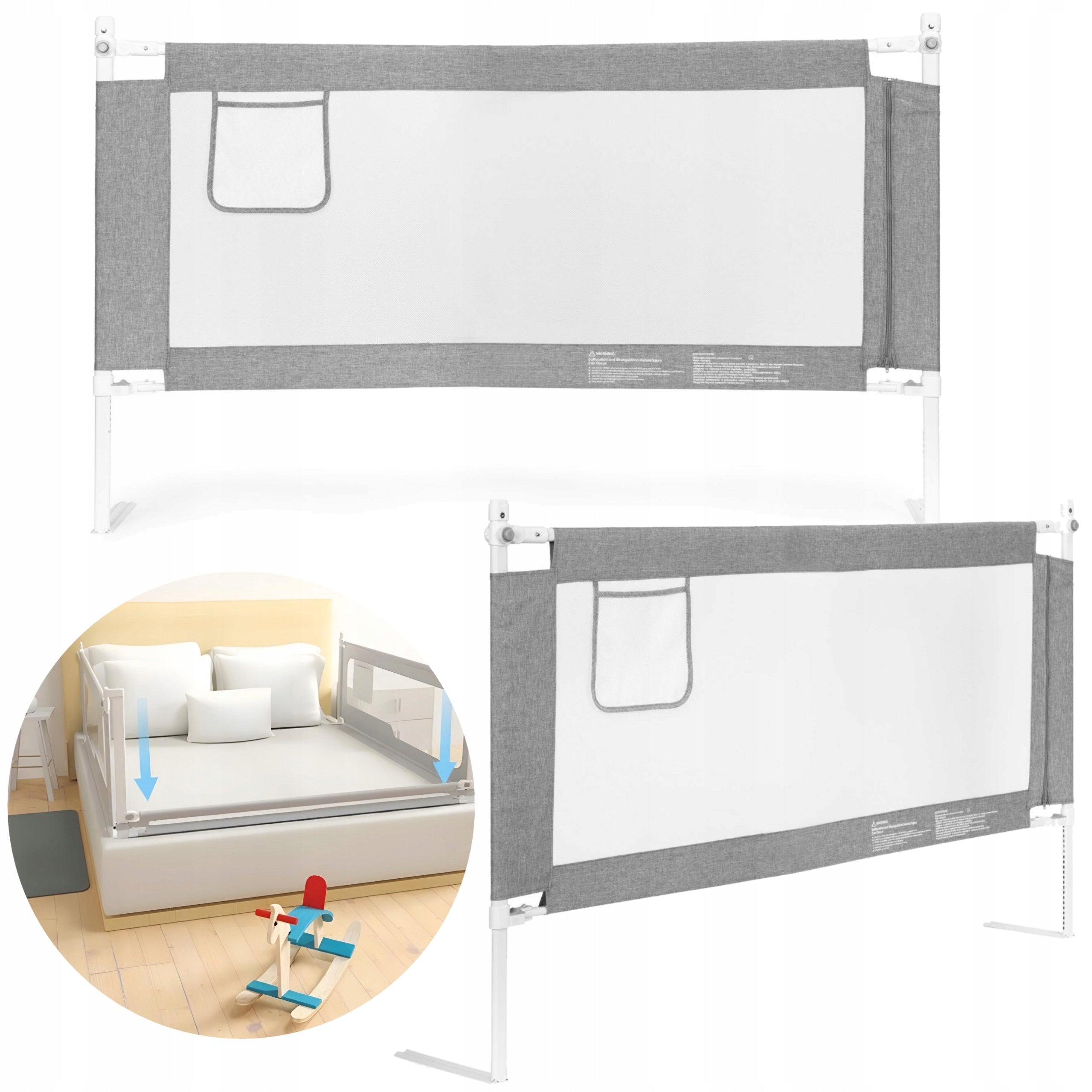 Bed Barrier Child Safety Cover Lowered 150 cm