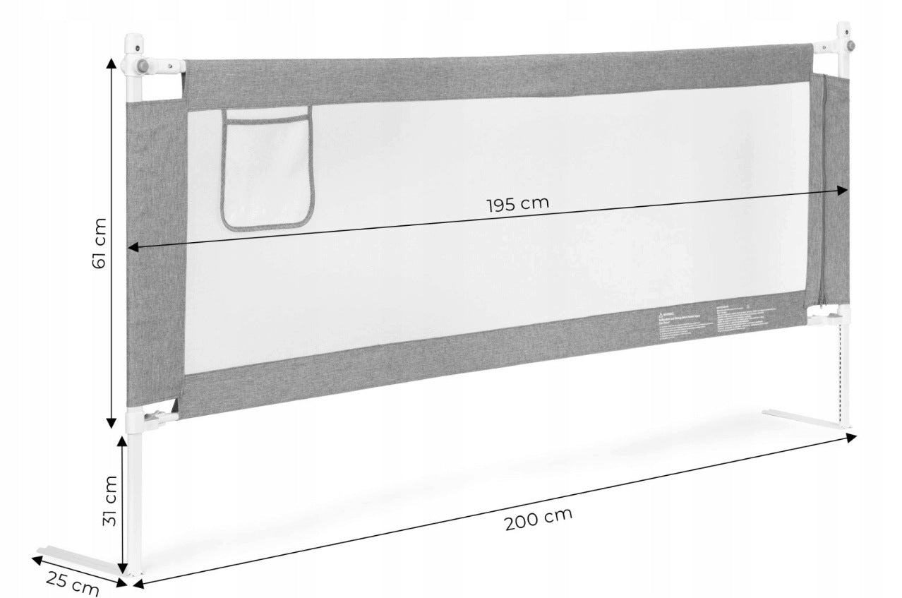 Bed Barrier Protective Protection Cover 200cm Brand no brand