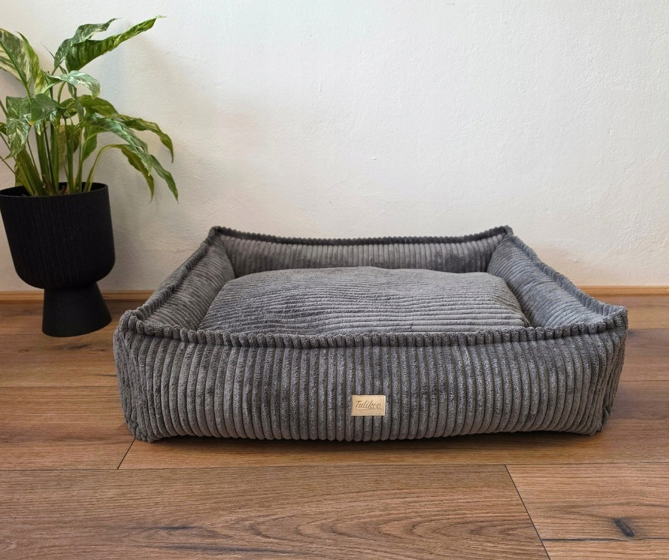Bed Dog Couch L Soft with Removable Pillow 70x52cm Grey Manufacturer code LSMsz.Sz