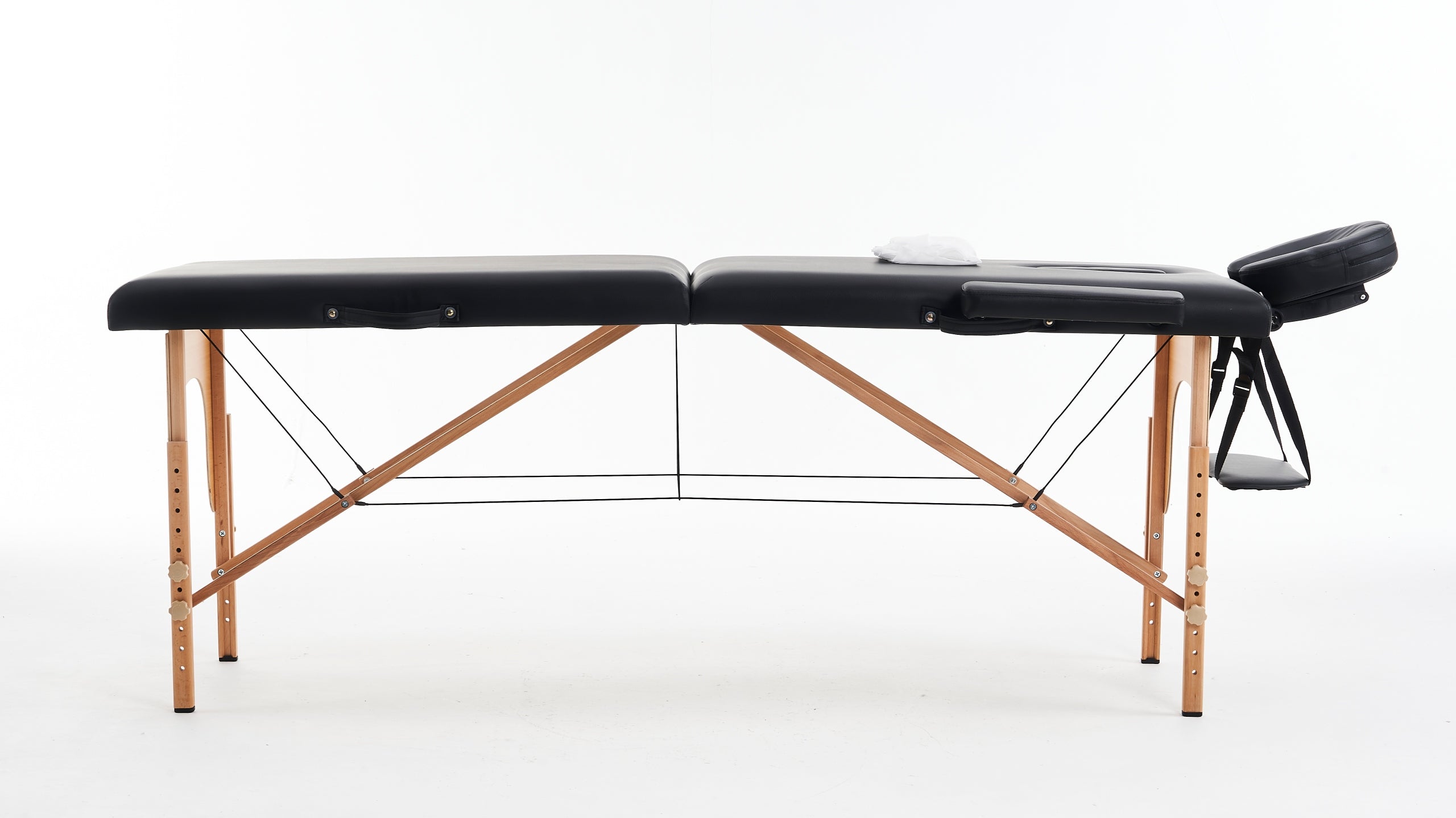 Bed Massage Table Wooden 2 Segment Folding Portable Cover Frame material wood