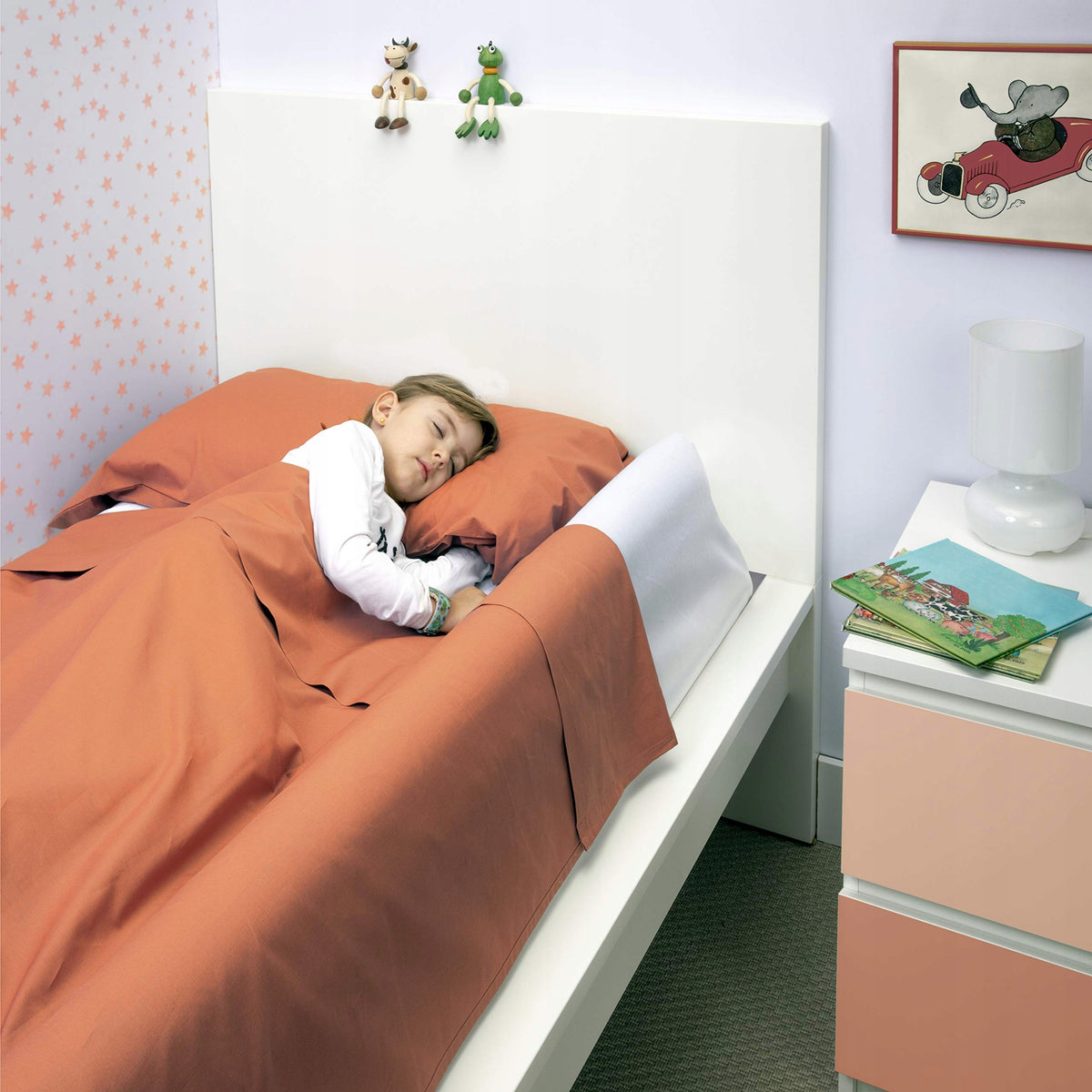 Bed barrier Banbaloo B086L1ZGZ6 14x131 cm grey