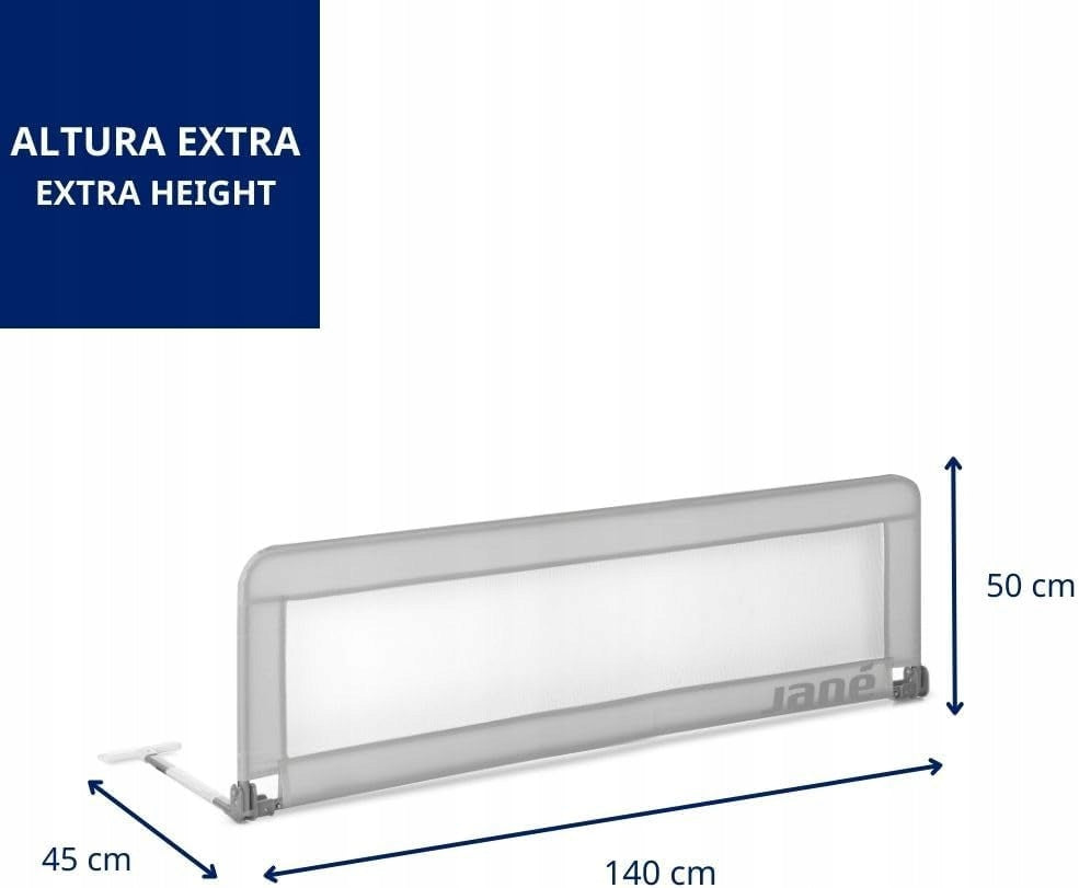 Bed barrier JANE Folding 140 cm Manufacturer code 2222