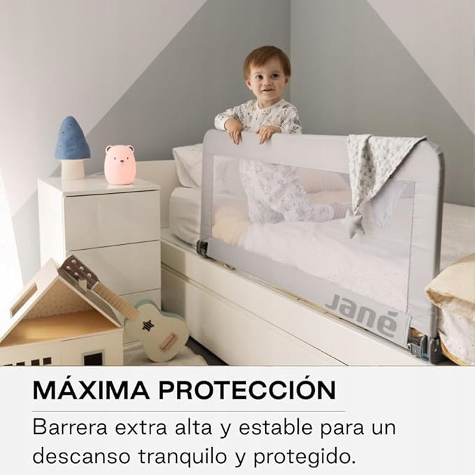 Bed barrier Jané 140 cm foldable breathable grey Number of pieces 1 pcs