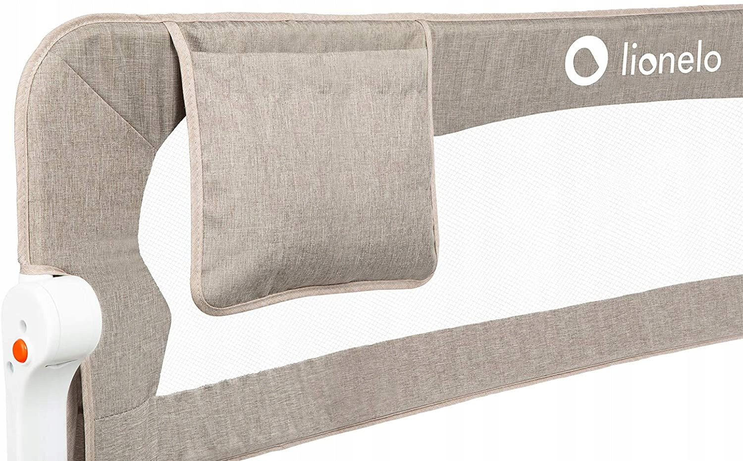 Bed barrier Lionelo Eva 42 x 150 cm beige Product weight with unit packaging 3.1 kg
