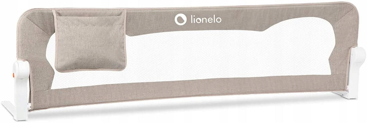 Bed barrier Lionelo Eva 42 x 150 cm beige