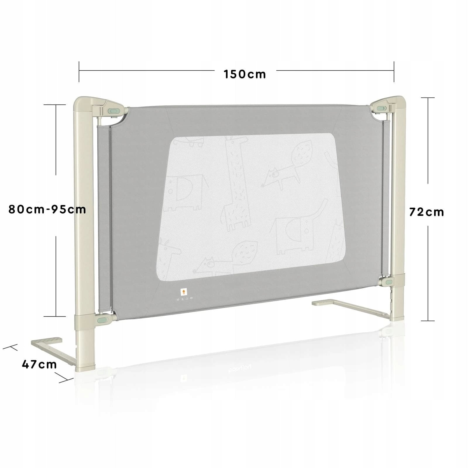 Bed barrier Protective barrier for children 150 Manufacturer code BB5645