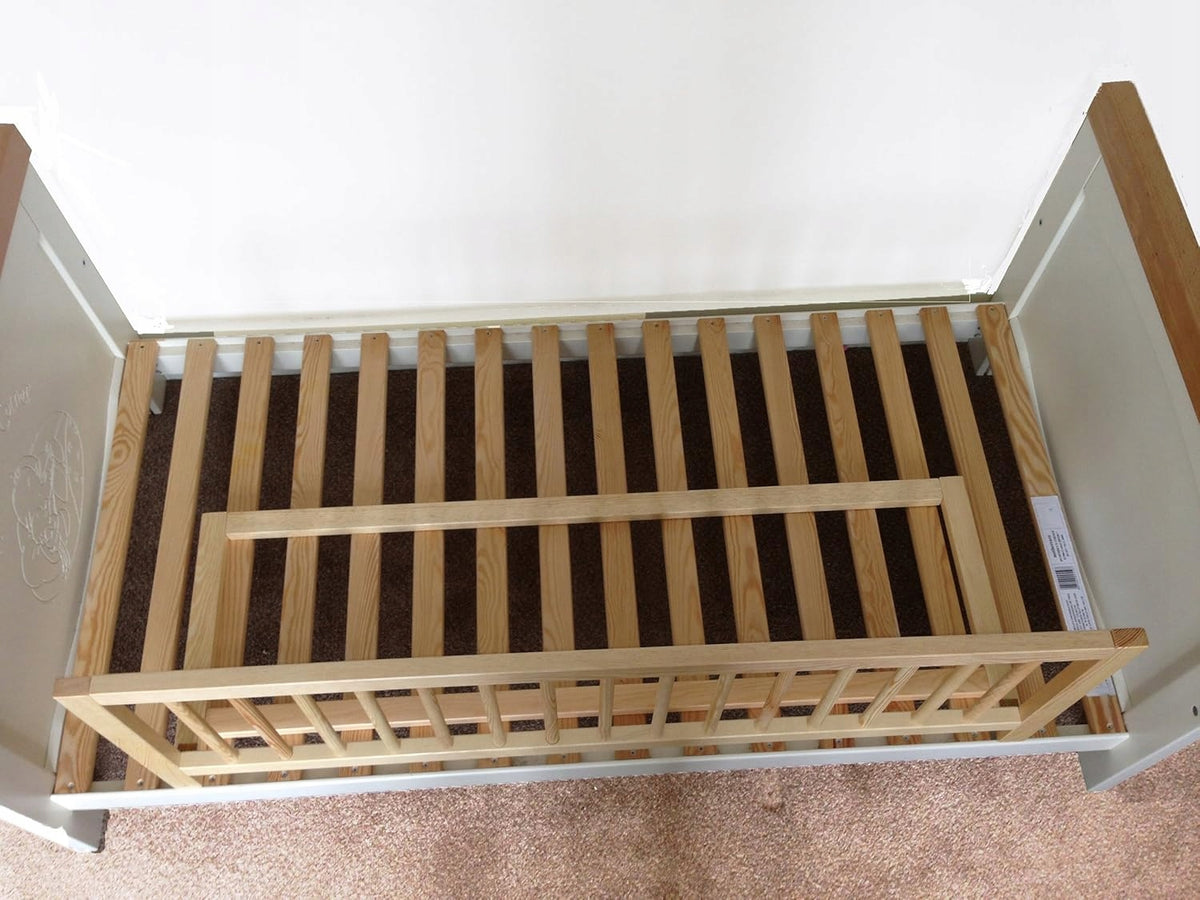 Bed barrier Safetots wooden 110 cm natural protective Brand Safetots