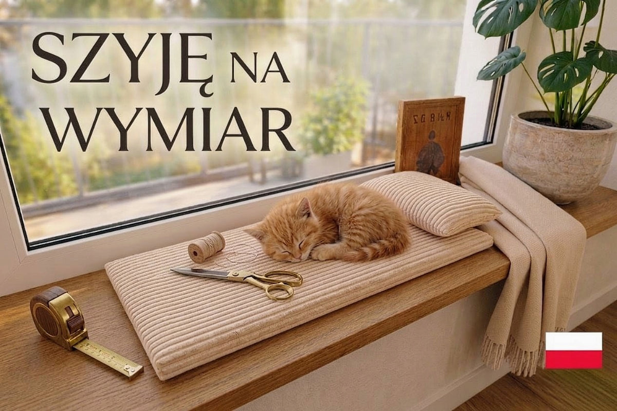 Bed for window sill. Mat for Cat Dog TO SIZE. Thick. Premium. Corduroy