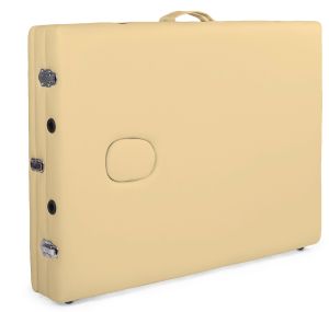 Bed massage table aluminum Ultra 2 195 x 70cm Color brown