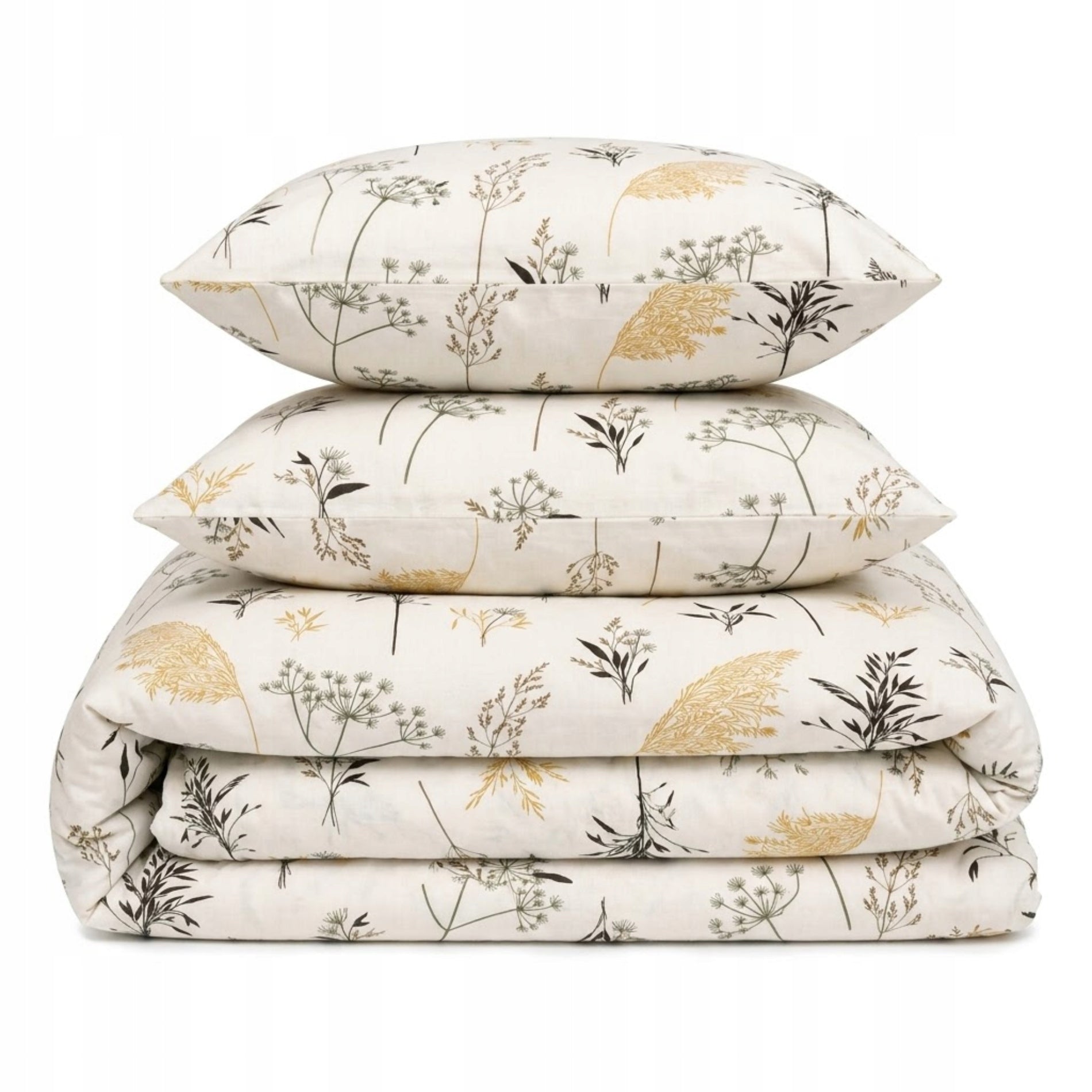 Bedding 140x200 cotton 2x 70x80 set cotton with zipper Poland patterns