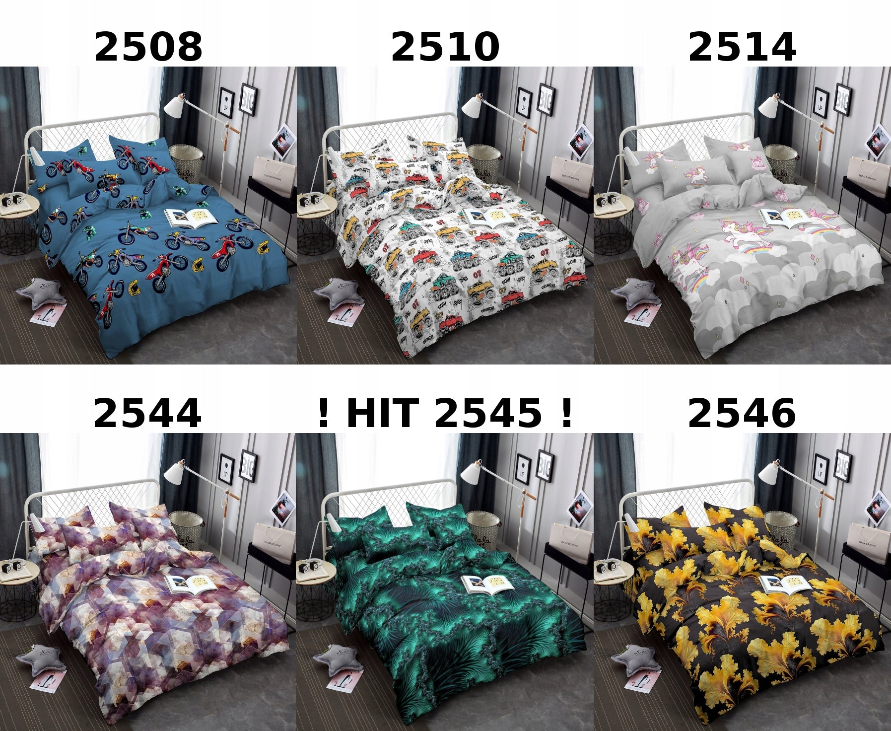 Bedding 160x200 + 2 Pillowcases Bedding Set Dogs 3D Multiple Patterns Manufacturer code AML 2705