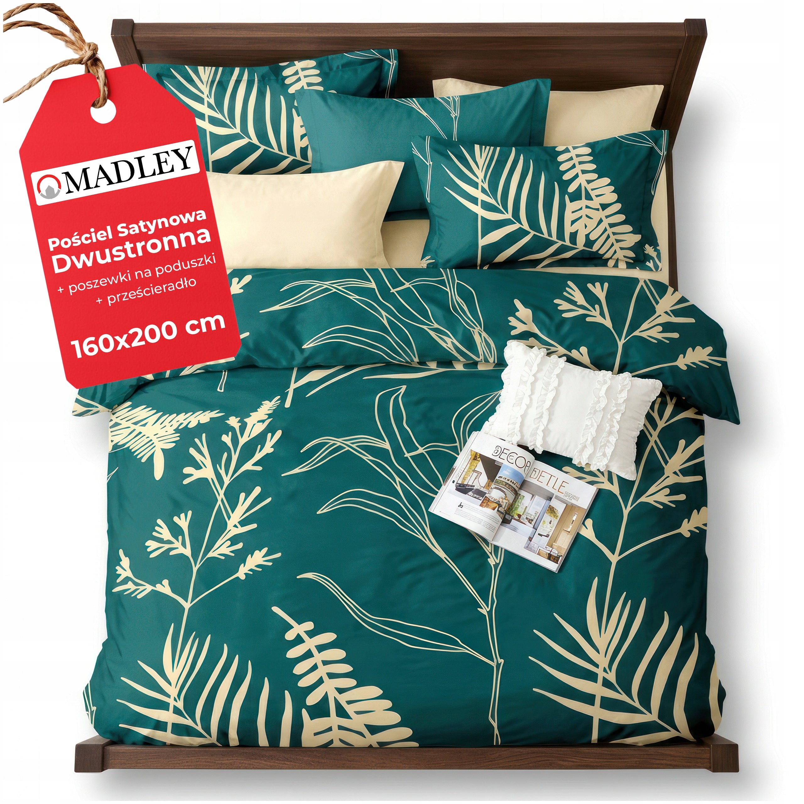 Bedding 160x200 + Sheet + 2 Pillowcases 70x80 WHOLE SET Patterns Colors