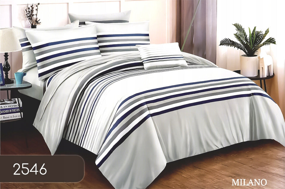 Bedding 160x200 satin cotton + 2 pillowcases set 5D lots of patterns Manufacturer code 5907059938429- Milano