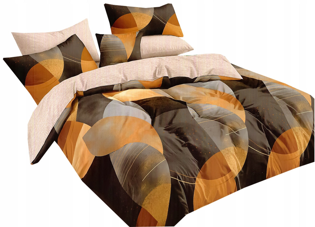 Bedding 160x200 satin cotton + 2 pillowcases set 5D