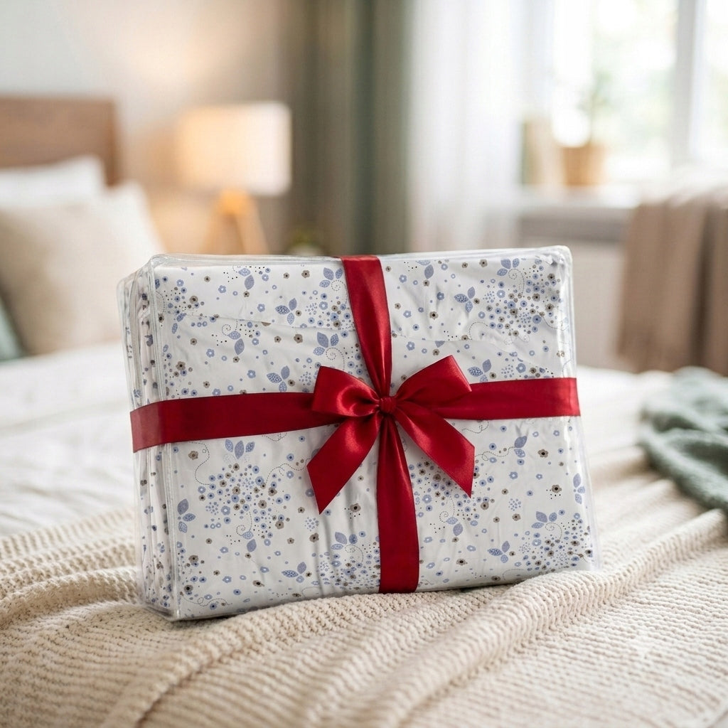 Bedding 160x200 with bark 2x70x80 cotton bark set for gift patterns Packaging status original