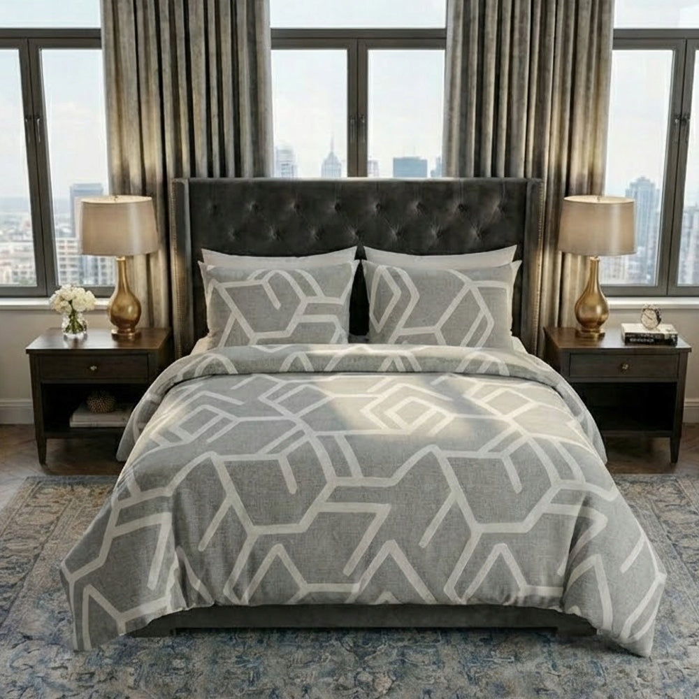 Bedding 200x220 + 2 x 70x80 Bedding Set for Duvet and Pillow - PATTERNS Manufacturer code DENIX 220x200