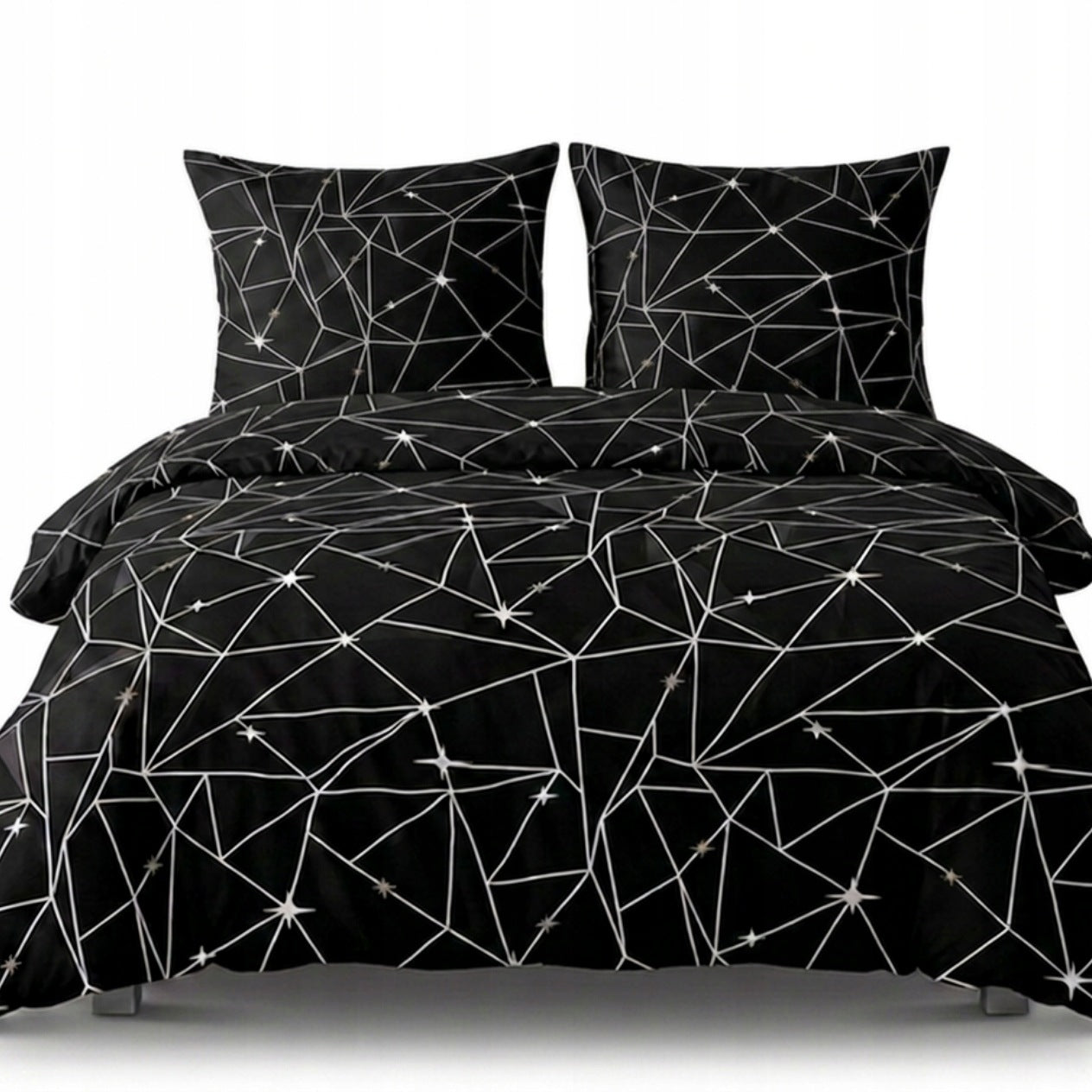 Bedding Cotton Satin 160x200 + 2x70x80 NELA Double Sided Set Designs