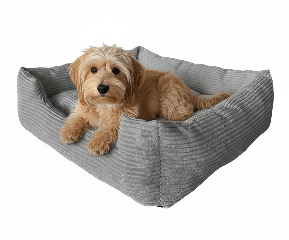 Bedding Cushion SOFT PLUSH 75x65cm AXS grey corduroy