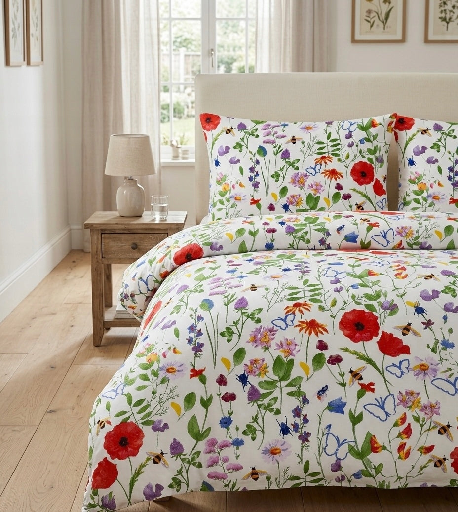 Bedding Set 140x200cm Cotton Poland 100% Cotton SPRING BOUQUET Manufacturer code 140b