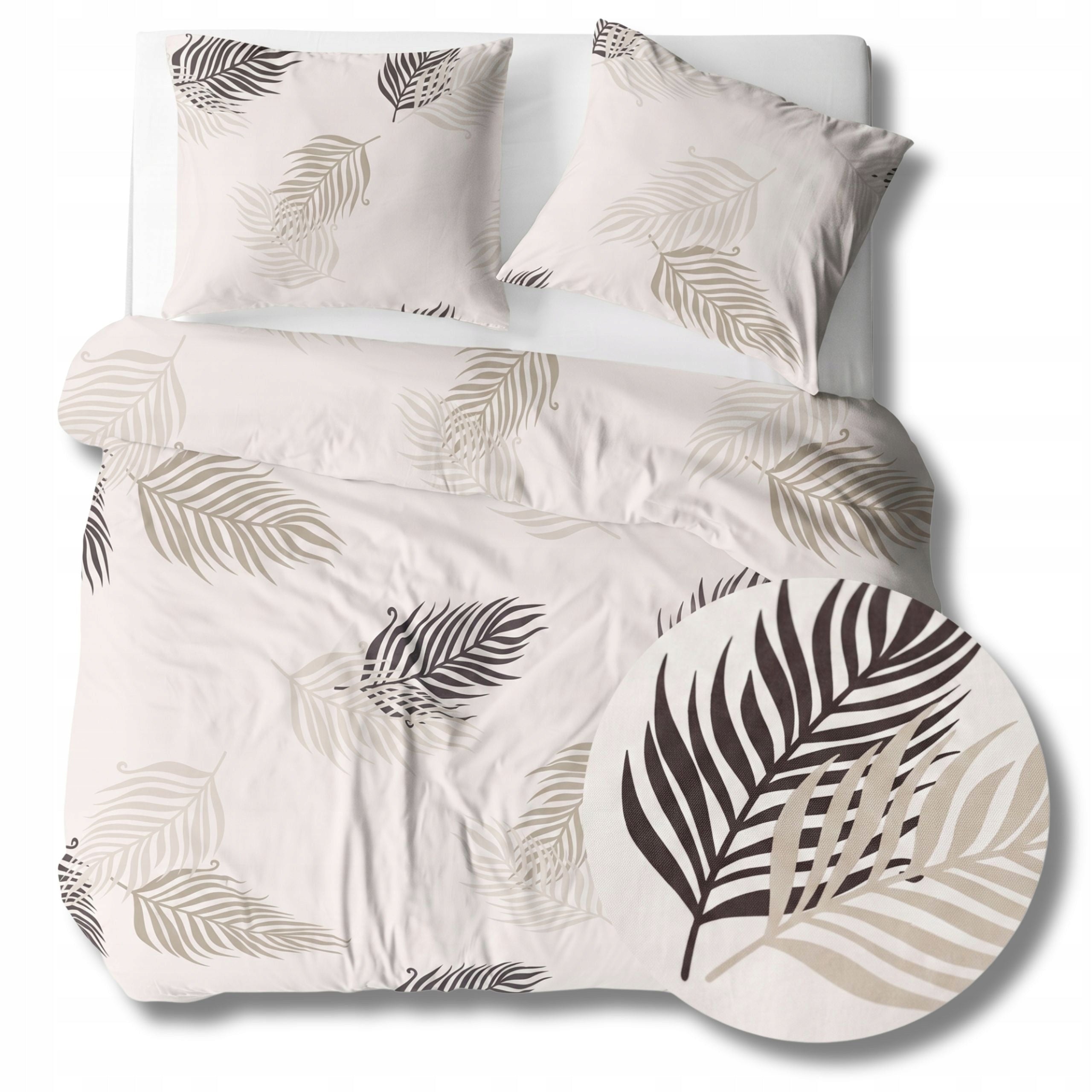 Bedding Set 160x200 Cotton Poland 100% Cotton Beige Thick