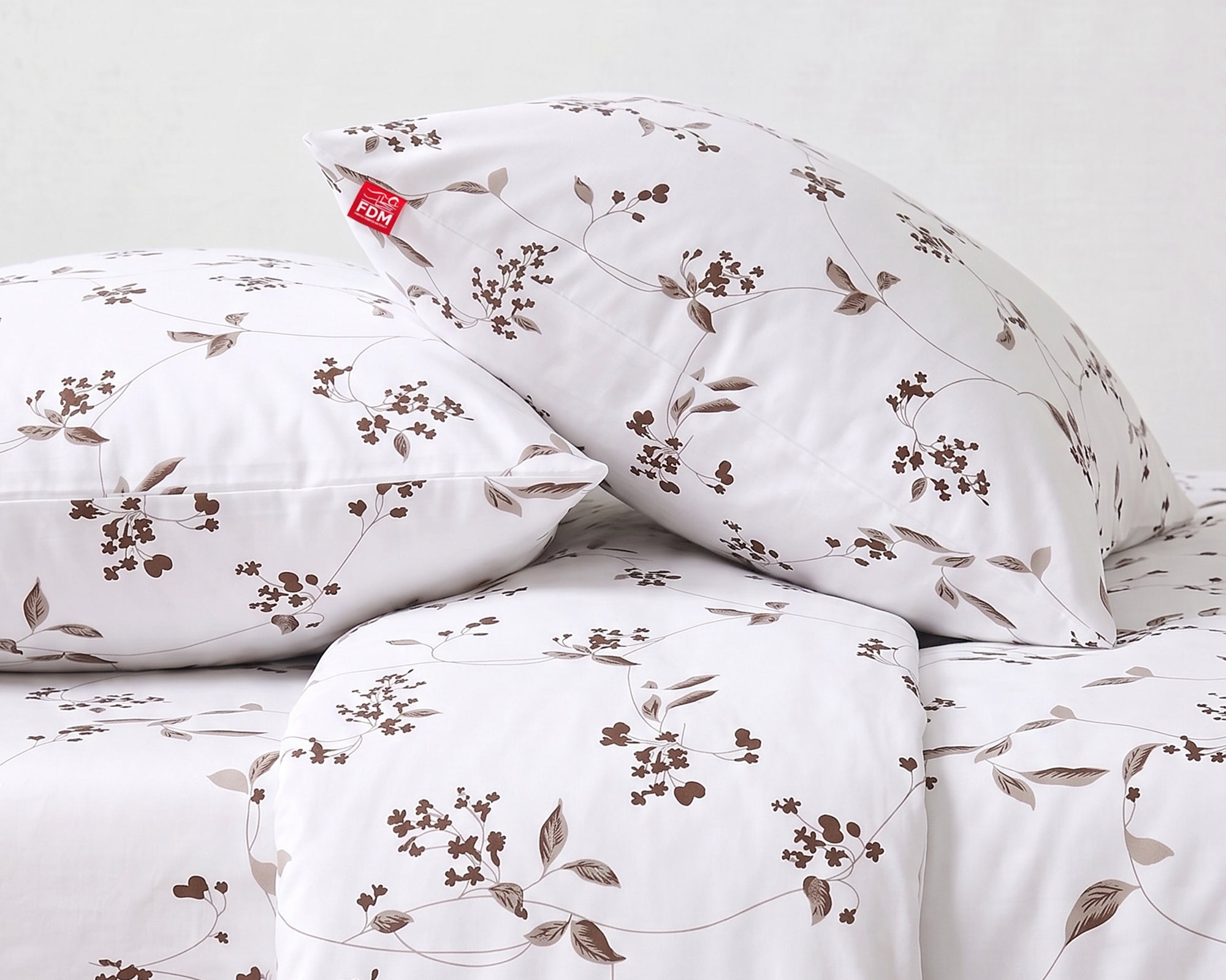 Bedding set 100% cotton HERBAL DREAM 160x200 + 2 pillowcases 70x80 Brand FDM
