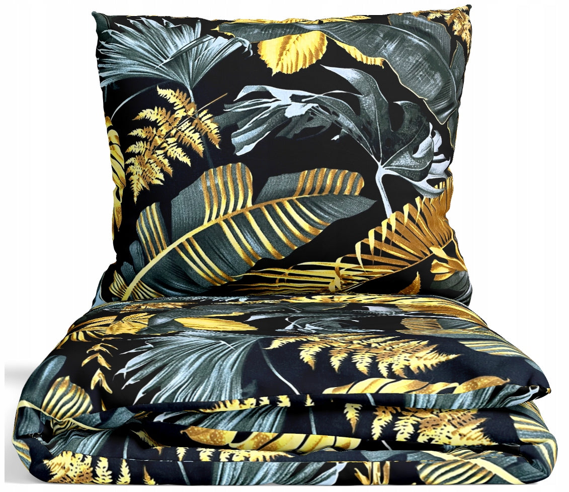 Bedding set 160x200 100% cotton leaves