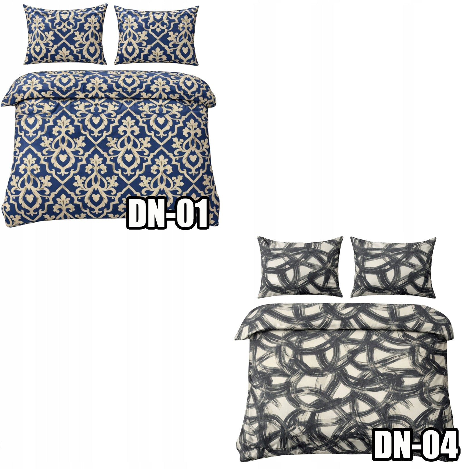 Bedding set 220x200 + 2 x 70x80 cotton satin VARIOUS DESIGNS SELECTION Manufacturer code 5903682305959