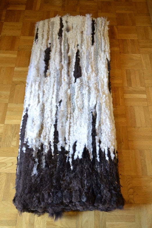 Bedspread,carpet,couch sheepskin-natural
