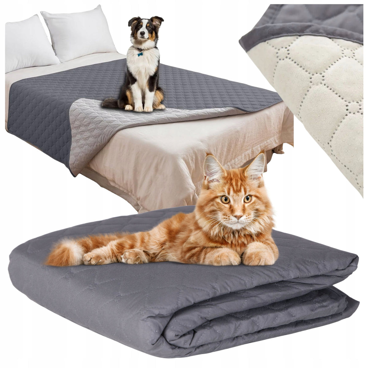 Bedspread couch protective mat for cat dog waterproof 130x200 Packaging status original